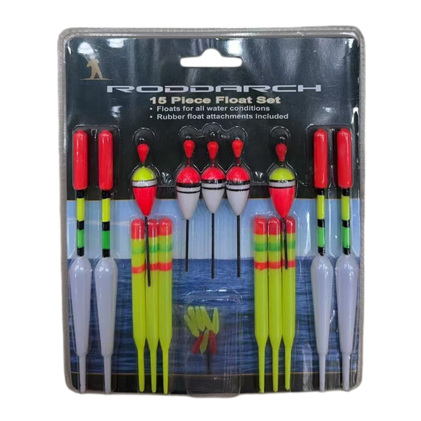 [G3967] Boya para pesca, 15 piezas, en blister