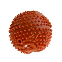 Juguete para mascota pelota de goma con cascabel, en cartón, varios colores
