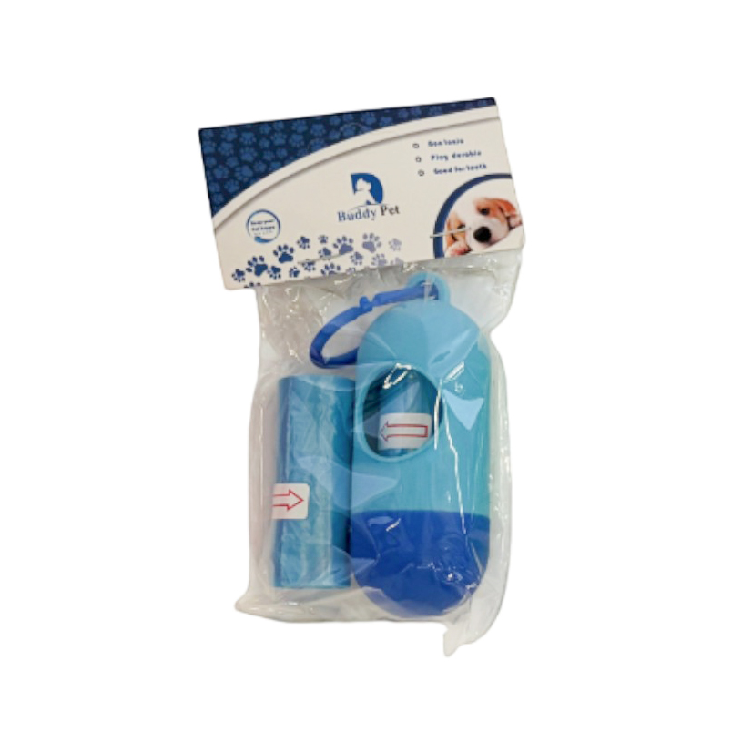 [G4006] Dispensador de bolsas sanitarias para mascotas con repuesto, en bolsa, varios colores