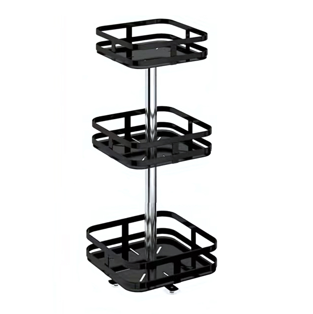 Organizador de metal giratorio, para apoyar, 3 bandejas en caja