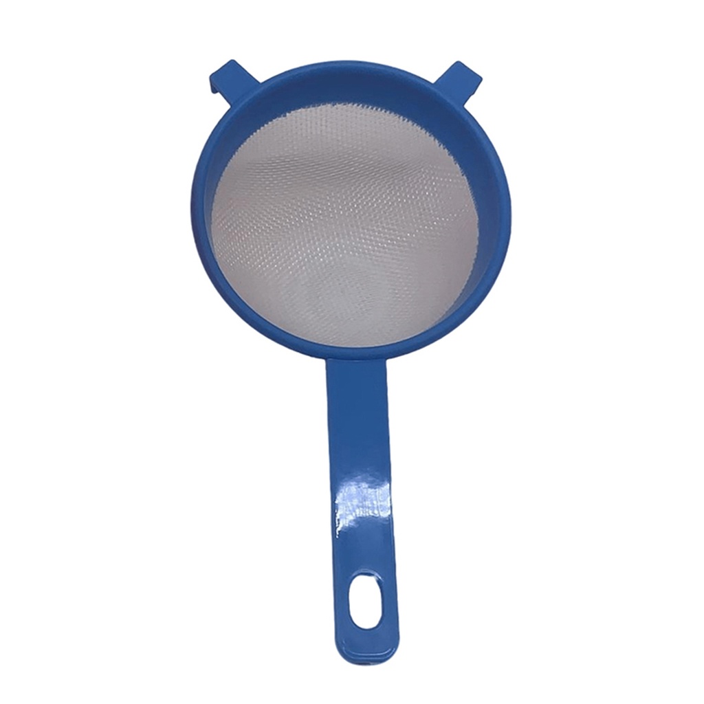 Colador cernidor de plástico con asa, varios colores
