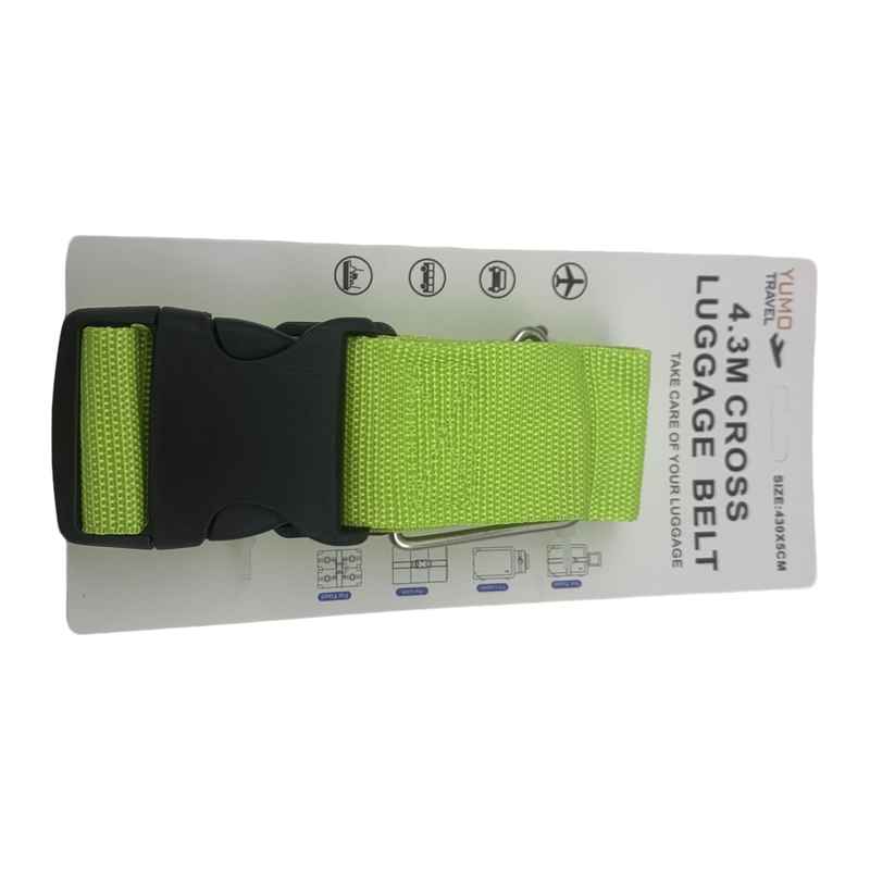 [G3096] Cinturón de seguridad para valijas en poliéster, varios colores, en cartón