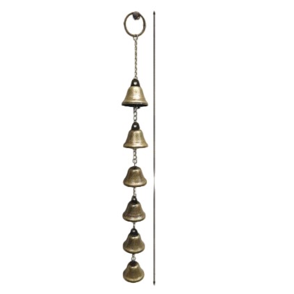 Llamador de ángeles, campanas de metal