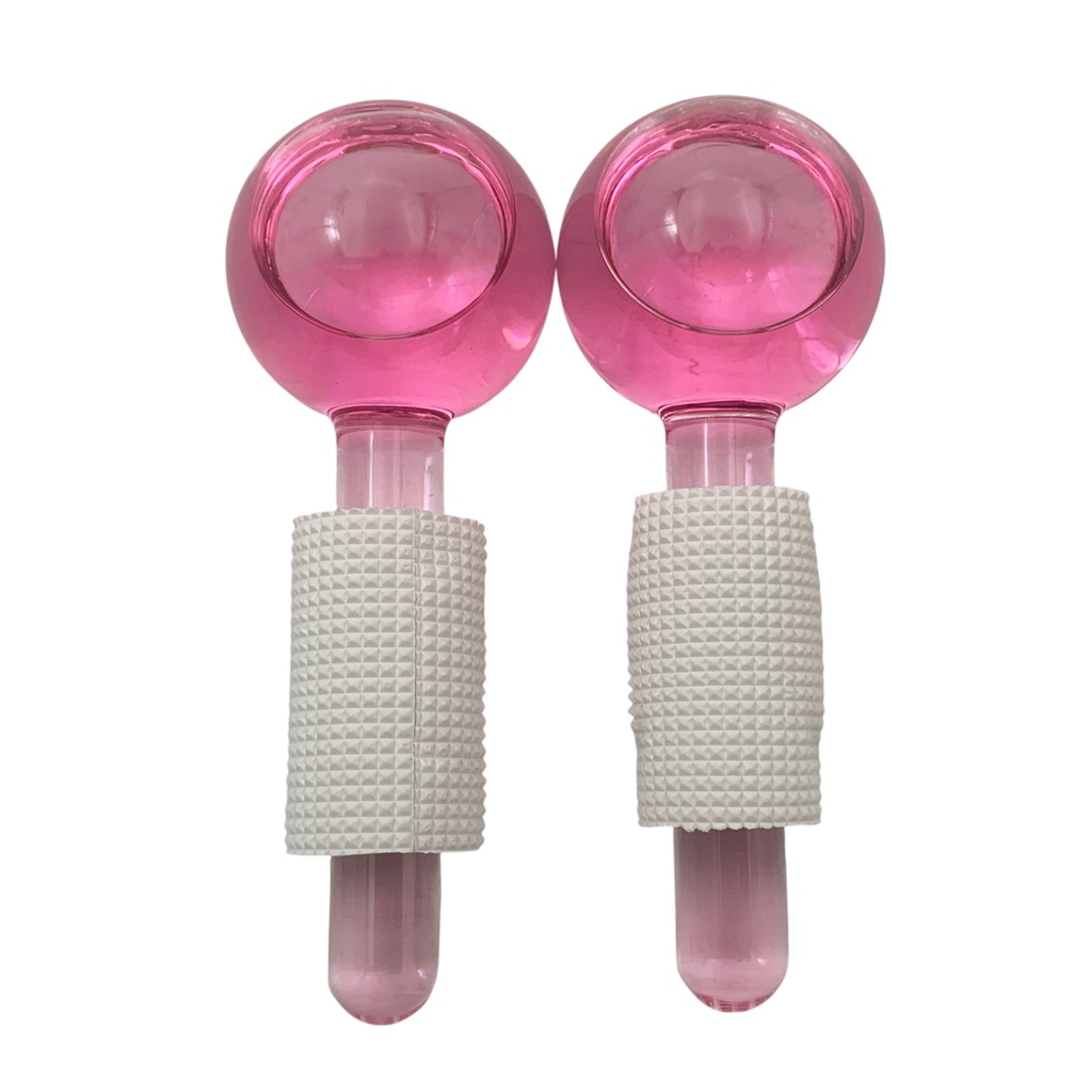 [HC2075] Masajeador facial, bola de hielo, en caja 2 colores