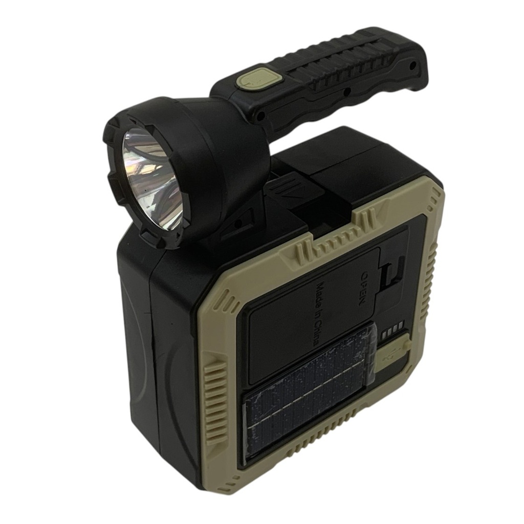 [HE2132] Linterna 1 led, recargable, con herramientas, en caja