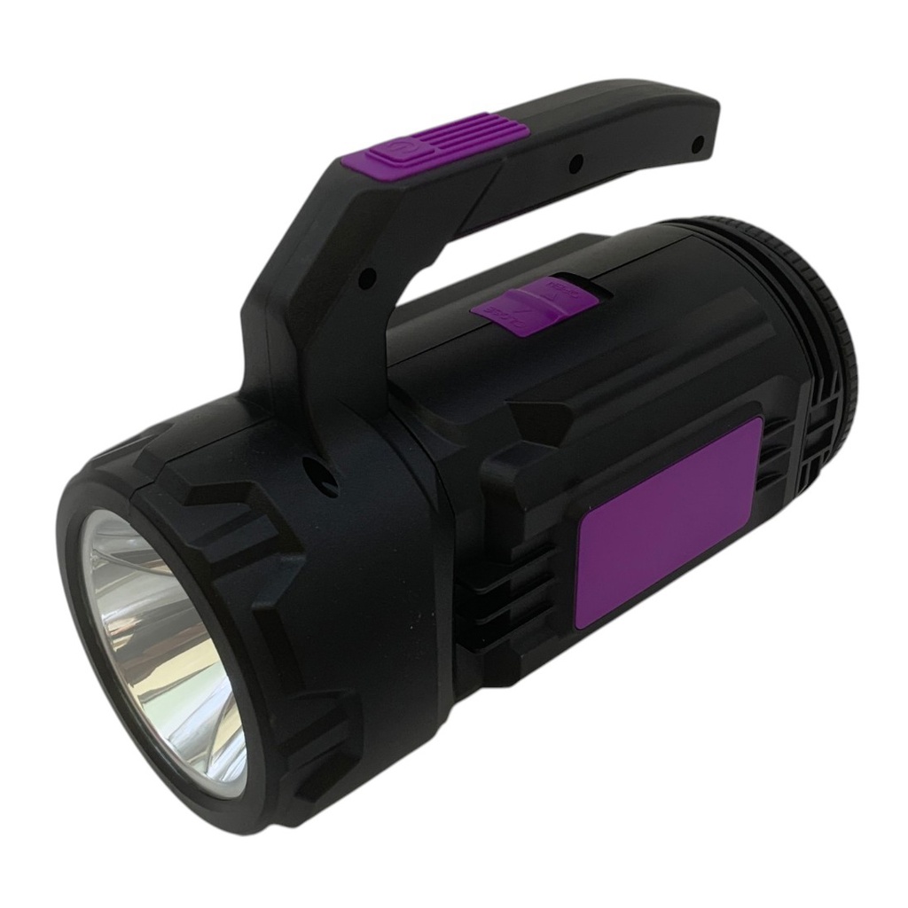 Linterna led con asa, 3AA, con herramientas, varios colores