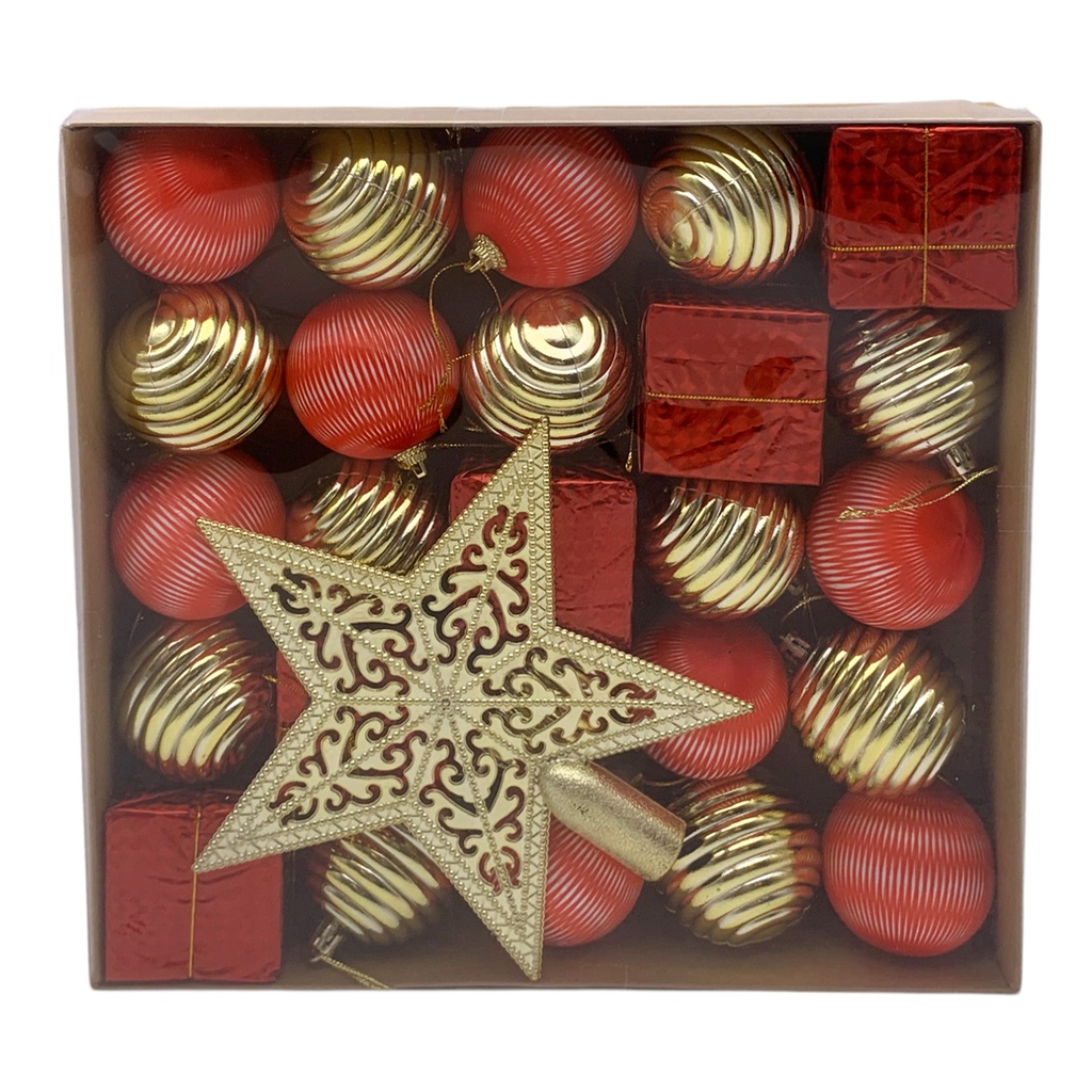 Adorno navideño surtido x26, en caja