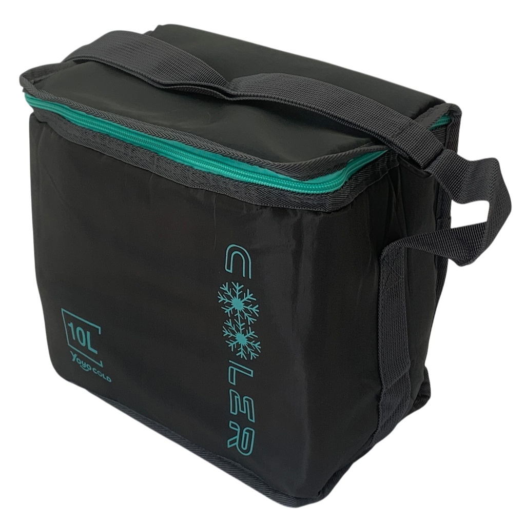 [HW1307] Conservadora bolsa con asa, interior con aislante térmico, con cierre, 10L