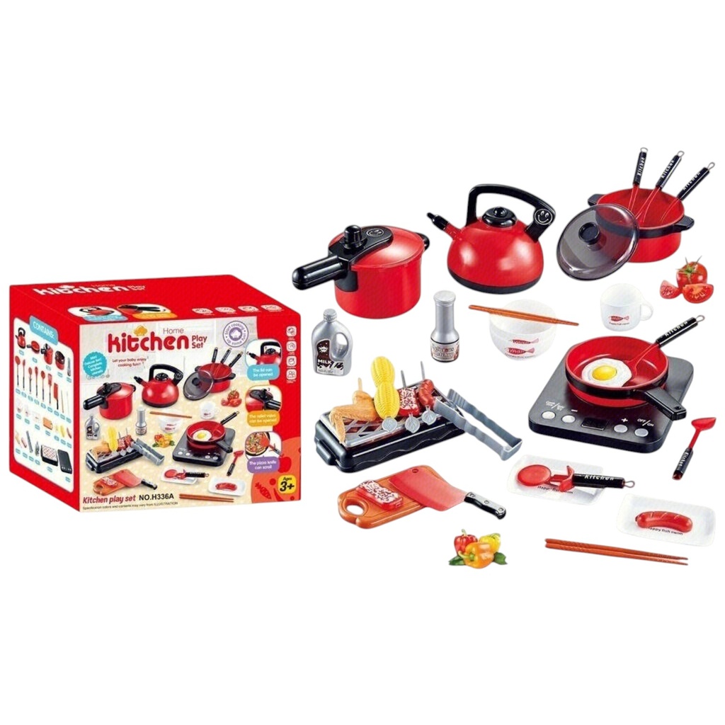 Set de cocina, 36 piezas, 3AA, en caja