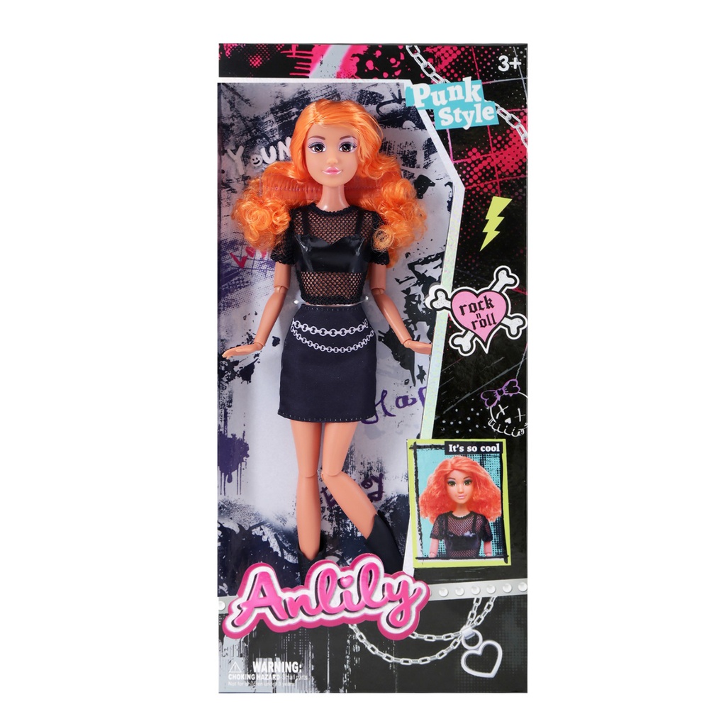 Muñeca articulada, en caja