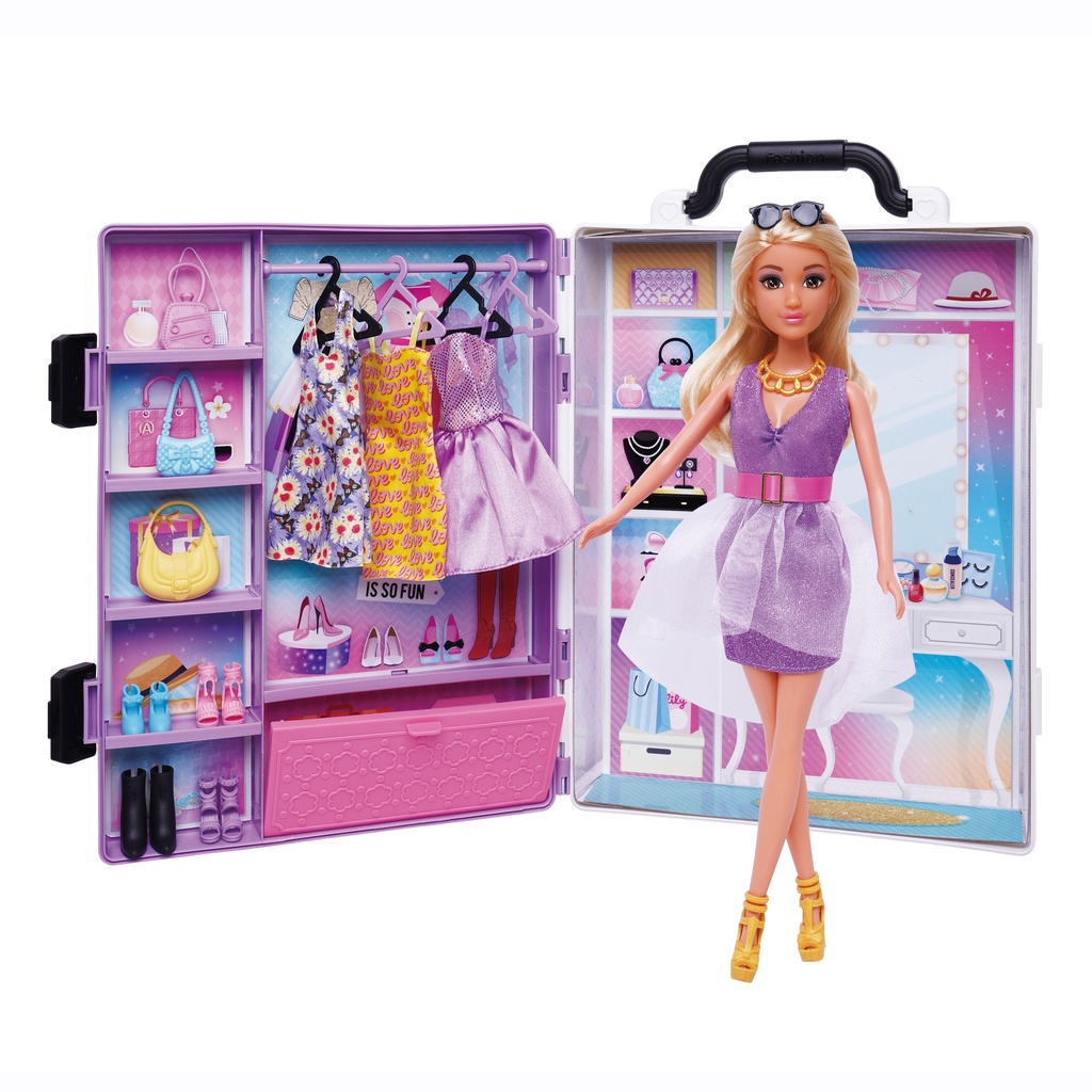 [JA2834] Muñeca articulada, con accesorios, en caja