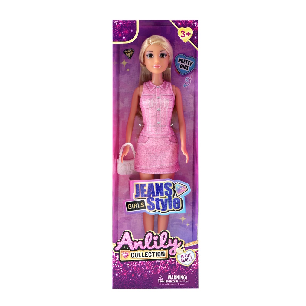 Muñeca articulada, en caja