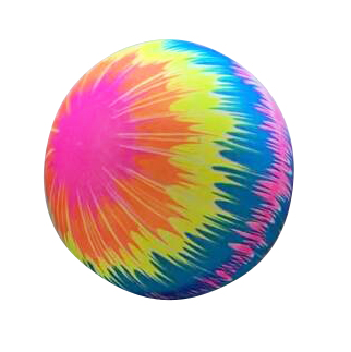 [JO5552] Pelota de goma, inflable, PACKx12, en bolsa varios diseños