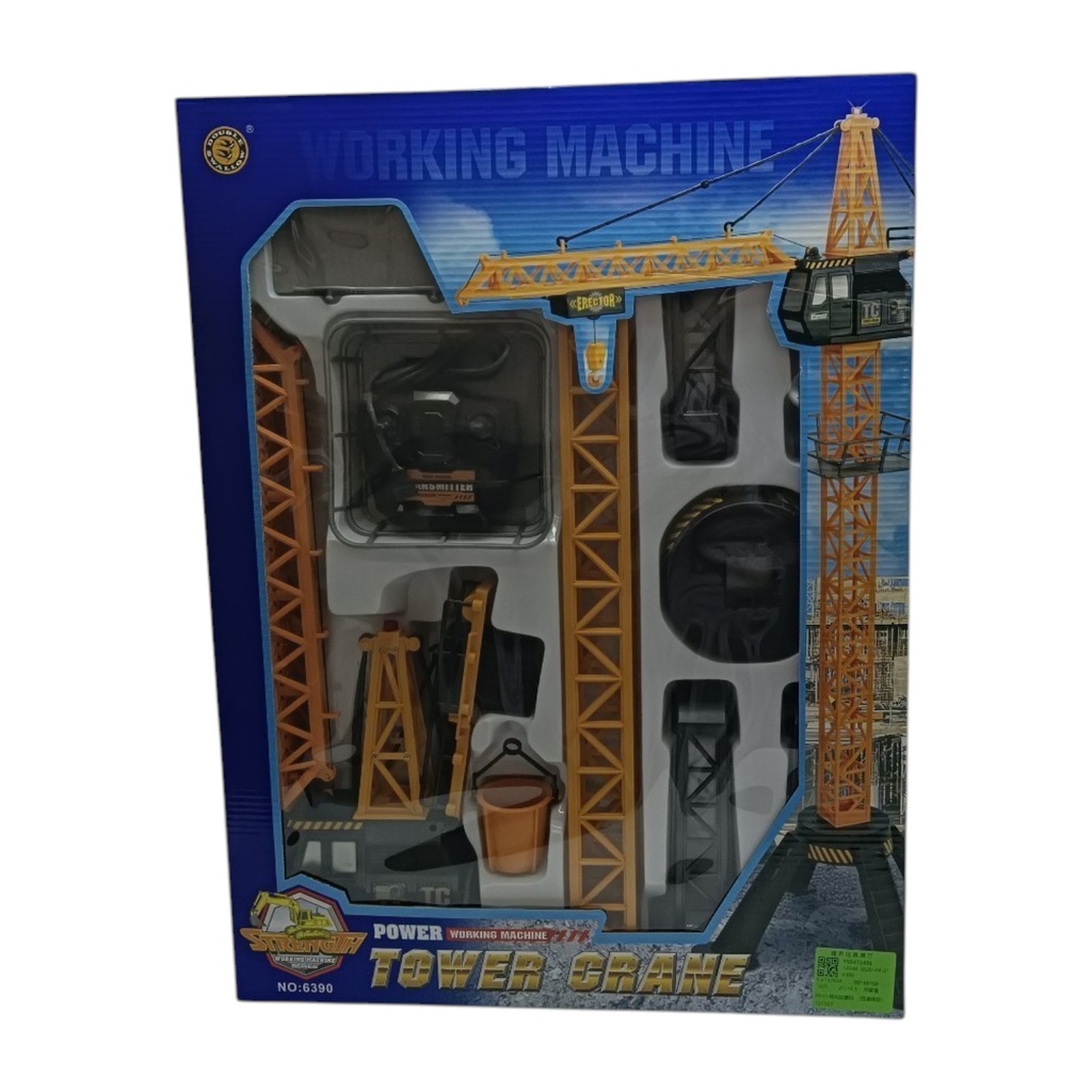 [JO5820] Grúa torre con control remoto, giro 360º, en caja