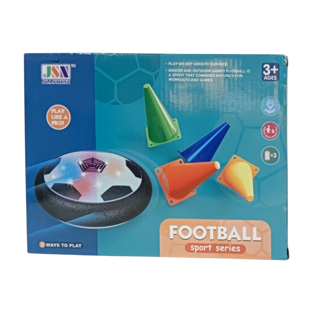 [JO5839] Pelota deslizante con luz sonido y accesorios, en caja