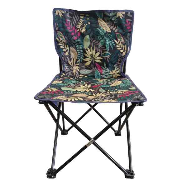 [G3121] Silla plegable de hierro y poliéster, con funda, varios diseños