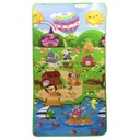 Alfombra de PVC chica, doble faz, varios diseños infantiles