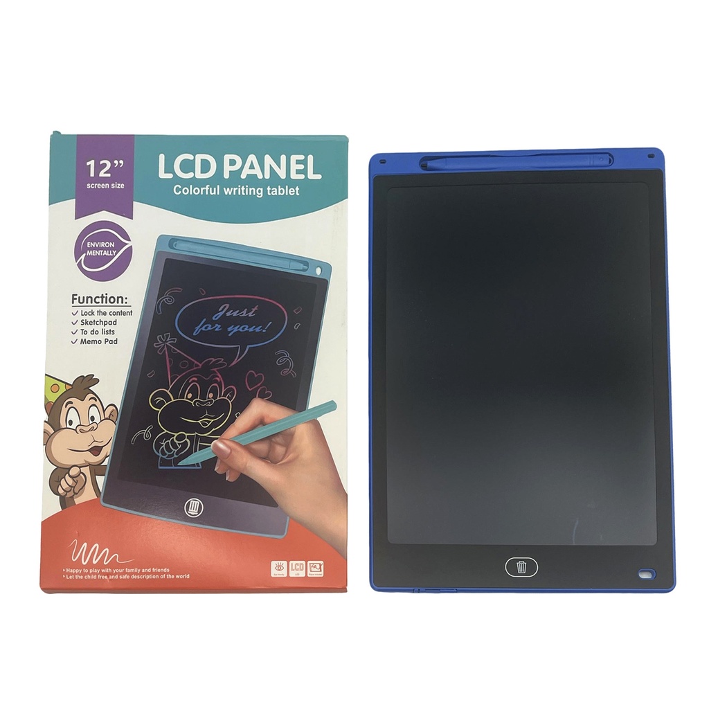 [JU7744] Tablet LCD mágica 12", en caja varios colores