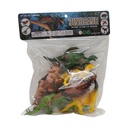 Dinosaurio de plástico x7, en bolsa