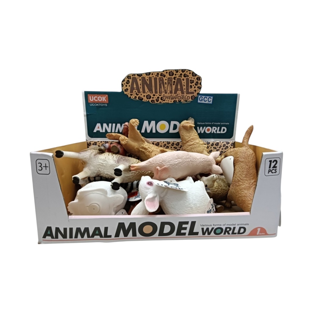 [JU8732] Animales de granja, CAJA x12, varios modelos