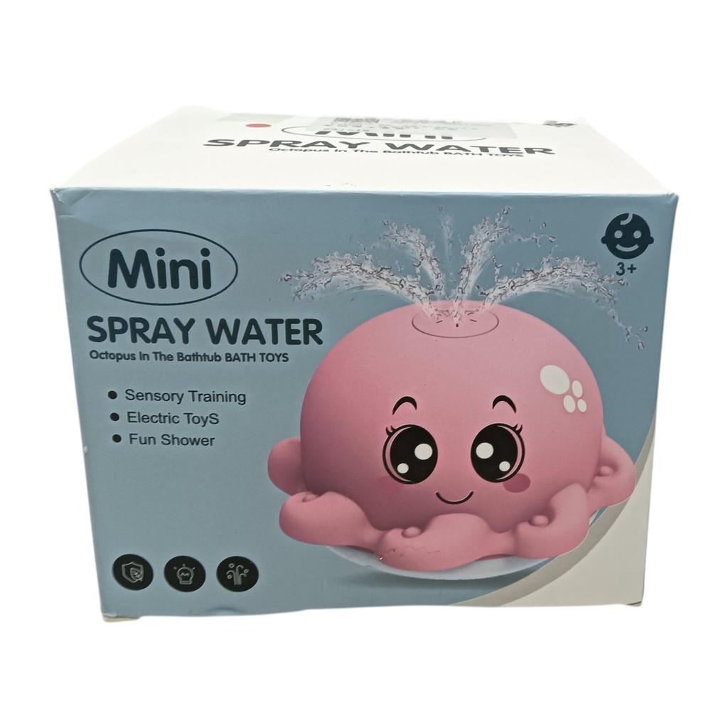 [JU8766] Juego para jardín aspersor de agua, para bañera o piscina, 3AA, en caja, varios colores