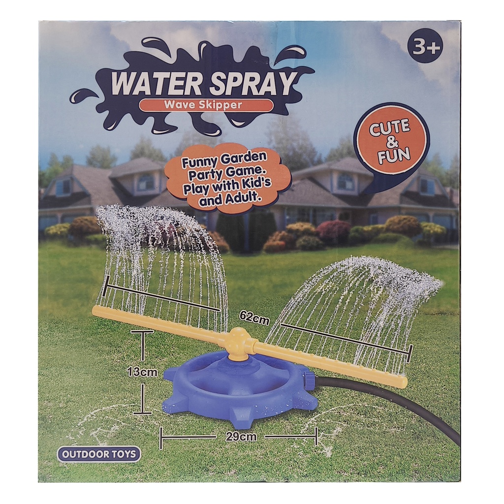 [JU8767] Juego para jardín aspersor de agua giratorio, en caja