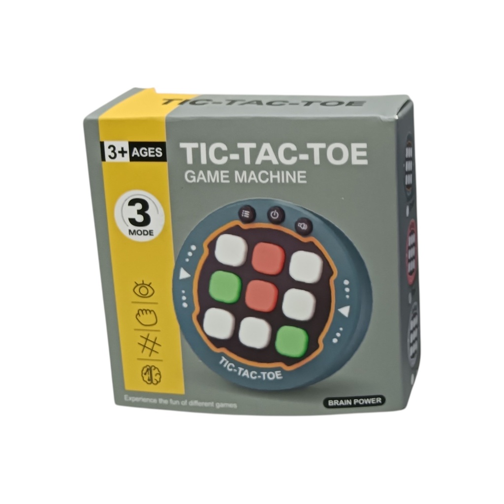 [JU8776] Juego de mesa, ta te ti, eléctrico, 3AA, en caja, varios colores
