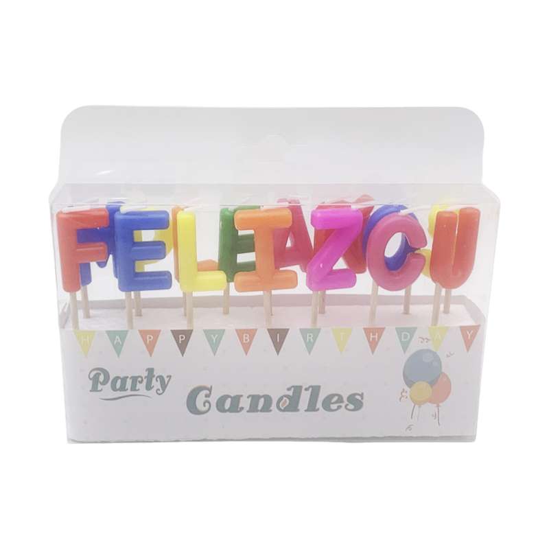 Velitas de cumpleaños x15 Feliz cumpleaños, en caja
