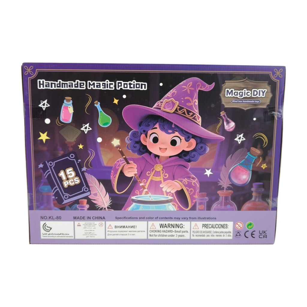 [JU8780] Juego de mesa, magia, 15 piezas, prepara pociones, en caja