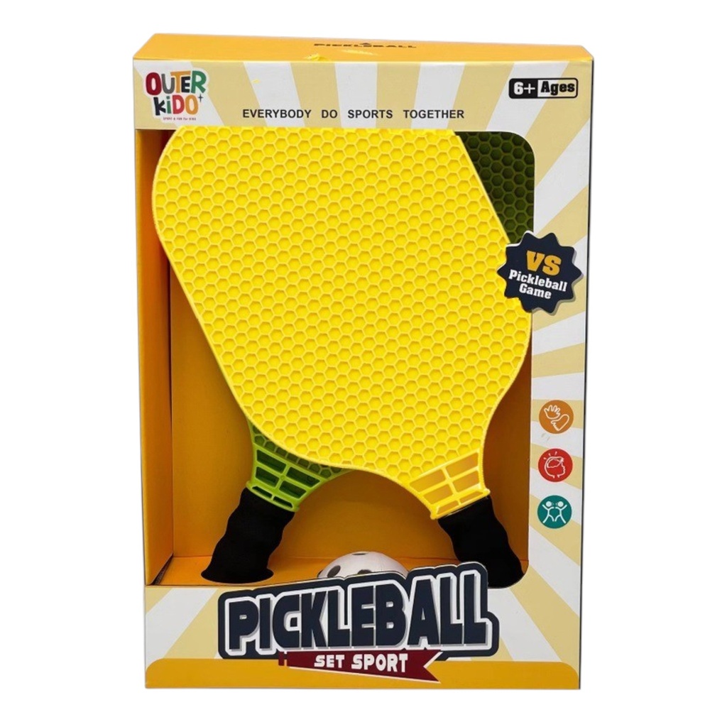 [JU8795] Paleta de plástico, padel x2, en caja