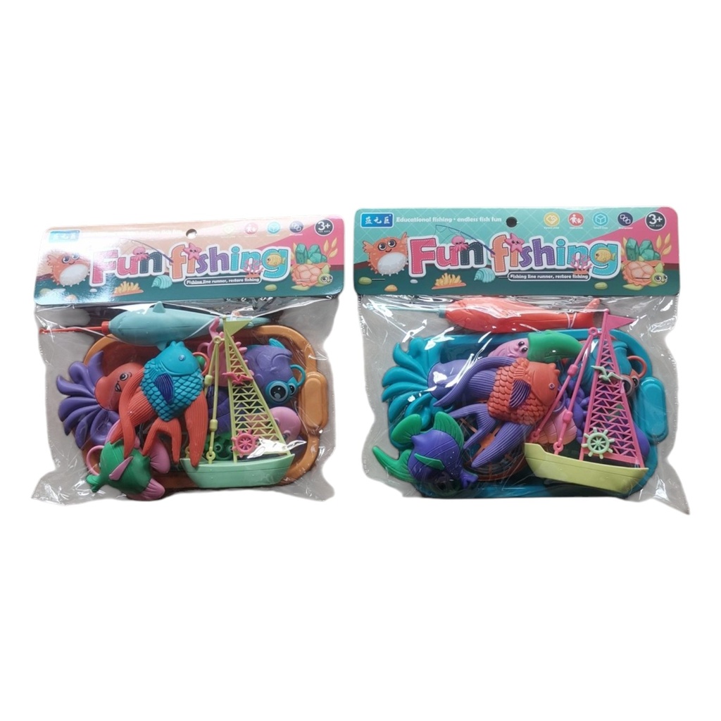[JU8797] Juguete para bañera, pesca, en bolsa