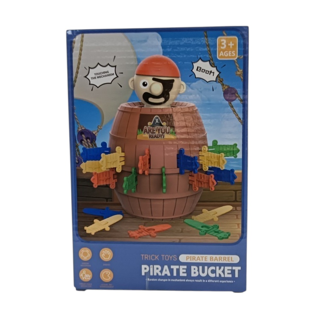 Juego de mesa, salta pirata, en caja