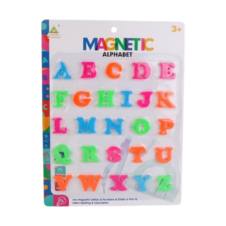 [JU8804] Letras magnéticas, 26 piezas, en blister