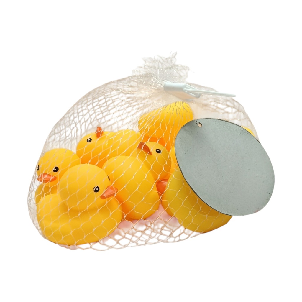 [JU8835] Animales de goma, patitos x12, en red