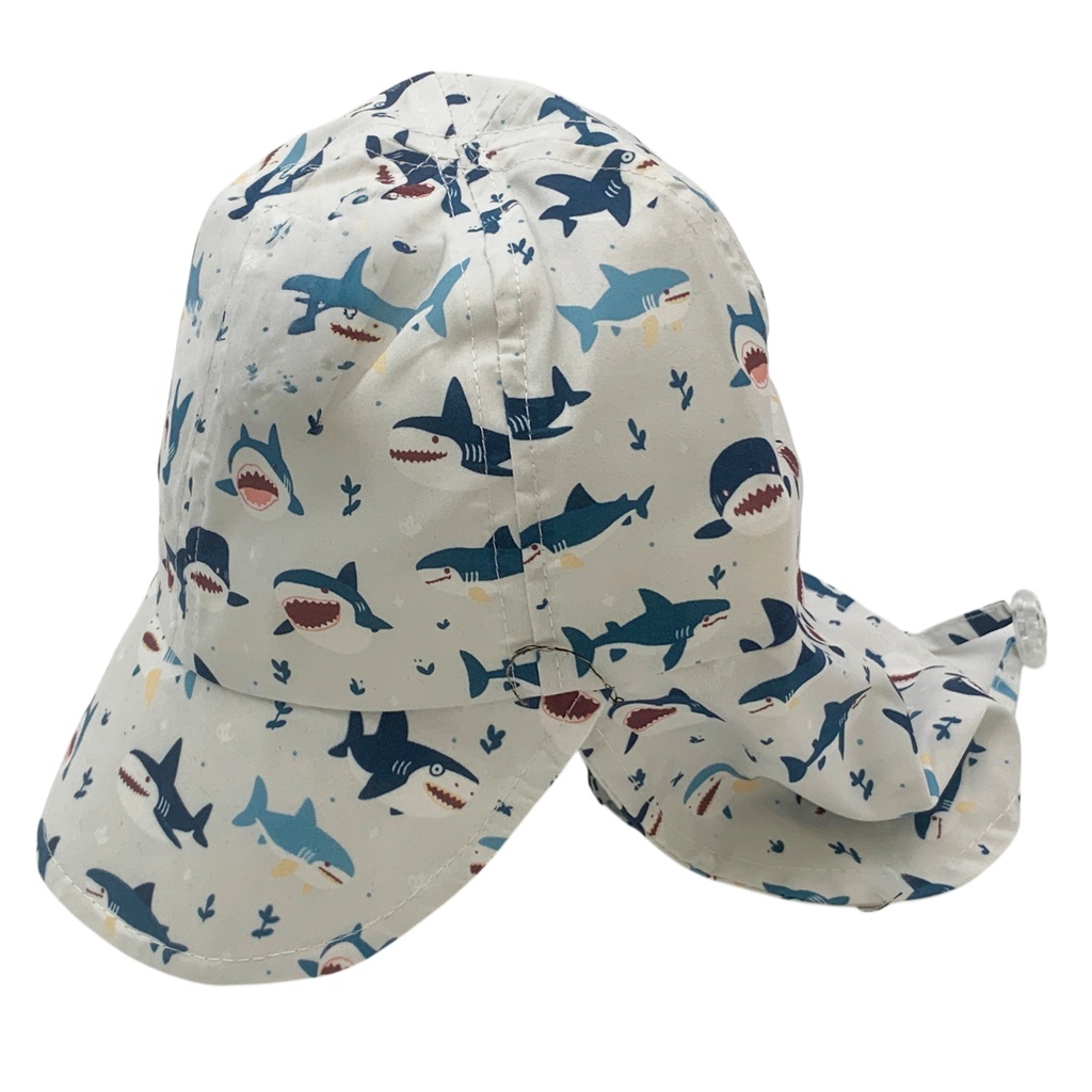[HP1151] Gorro de visera infantil, con cubre nuca, varios diseños