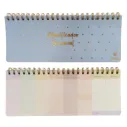 Agenda planificador planner semanal, tapa PVC, doble espiral de metal, SOTE