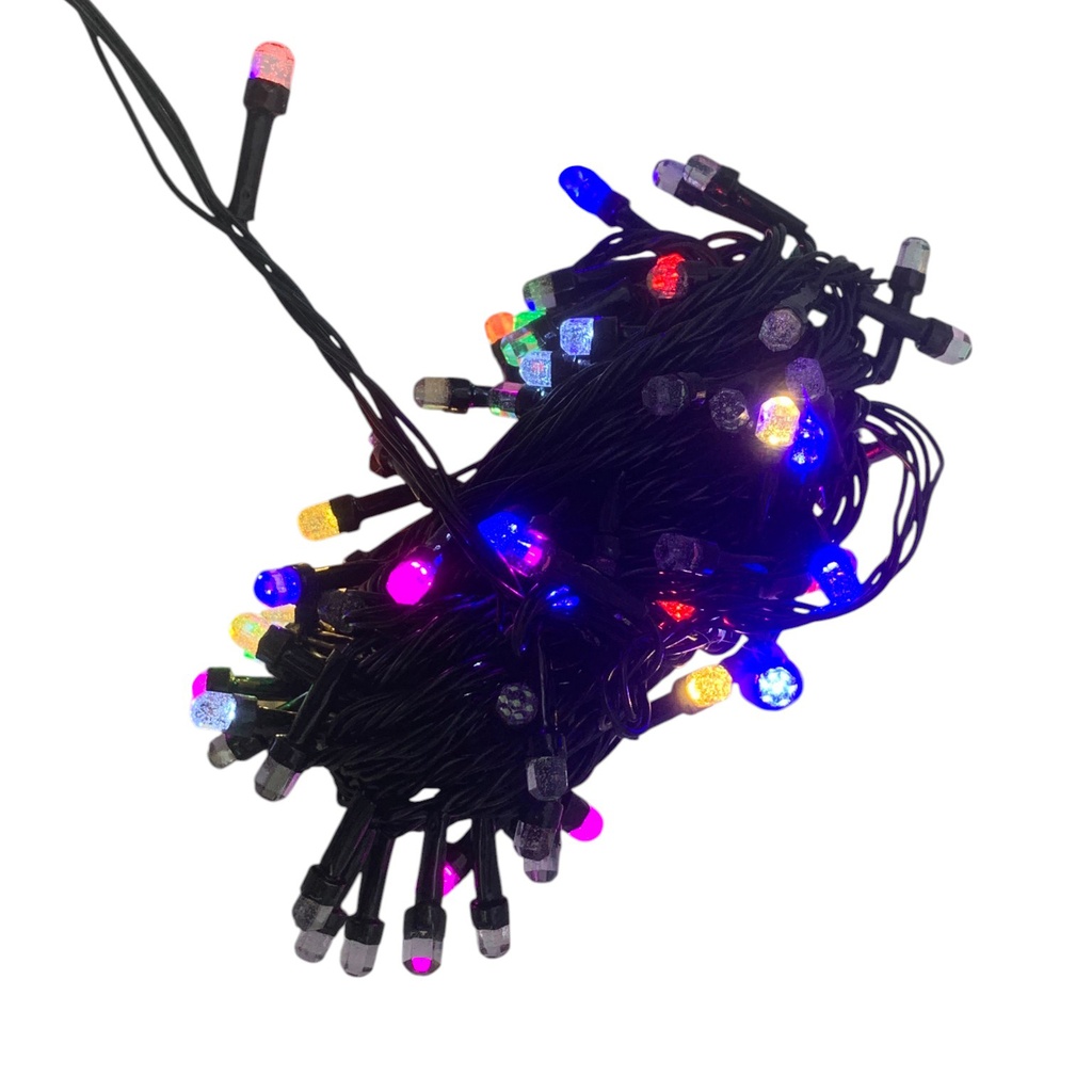 [HE2148] Luces led x100 cubos de colores, 220V, 9m, en caja