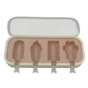 Molde para helado de silicona, con palitos, en bolsa