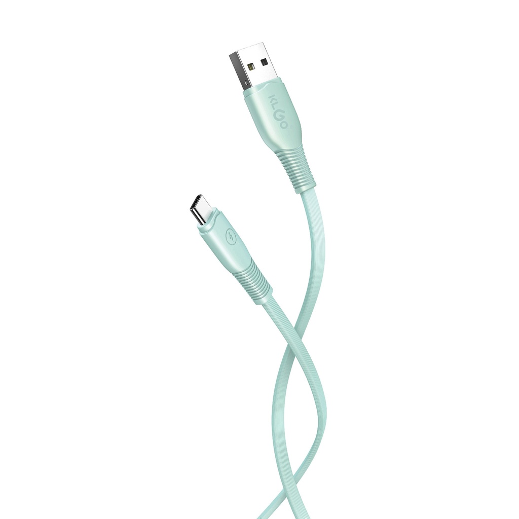 Cable USB-C, de PVC, varios colores, KLGO en caja