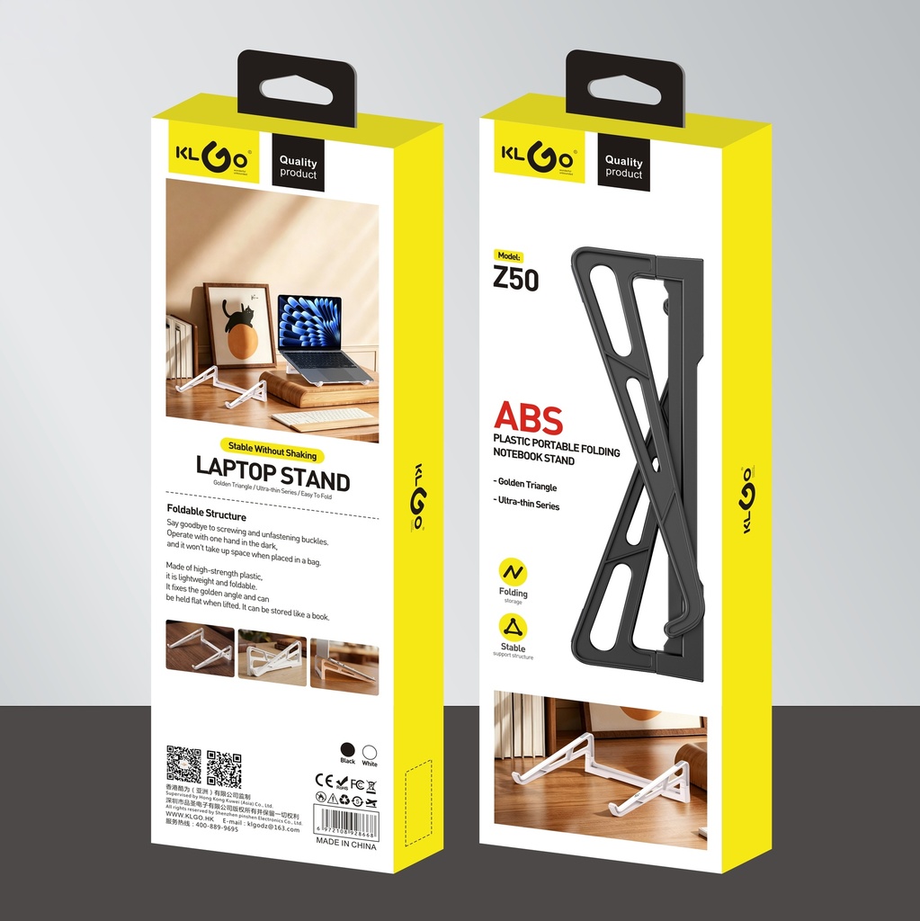 Soporte para notebook KLGO, en caja