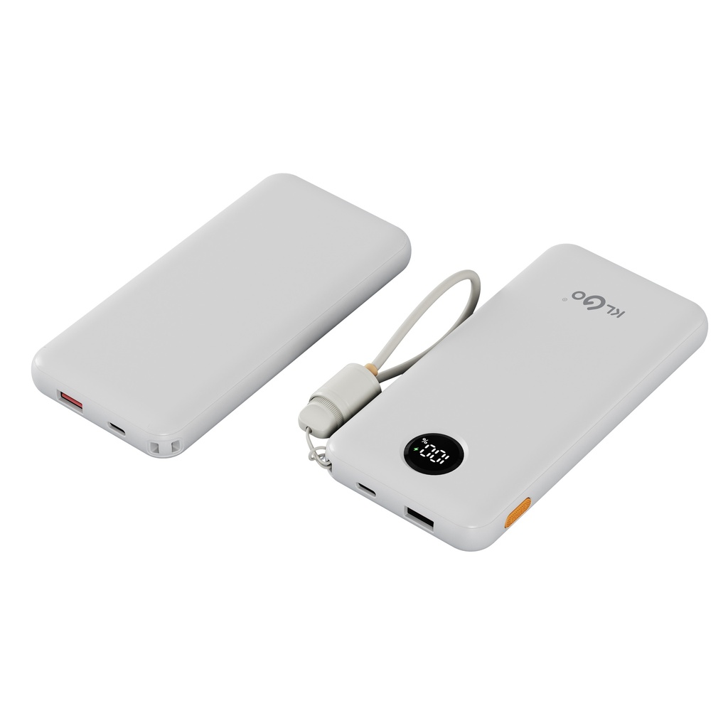 Batería portátil power bank 10000mah KLGO, en caja