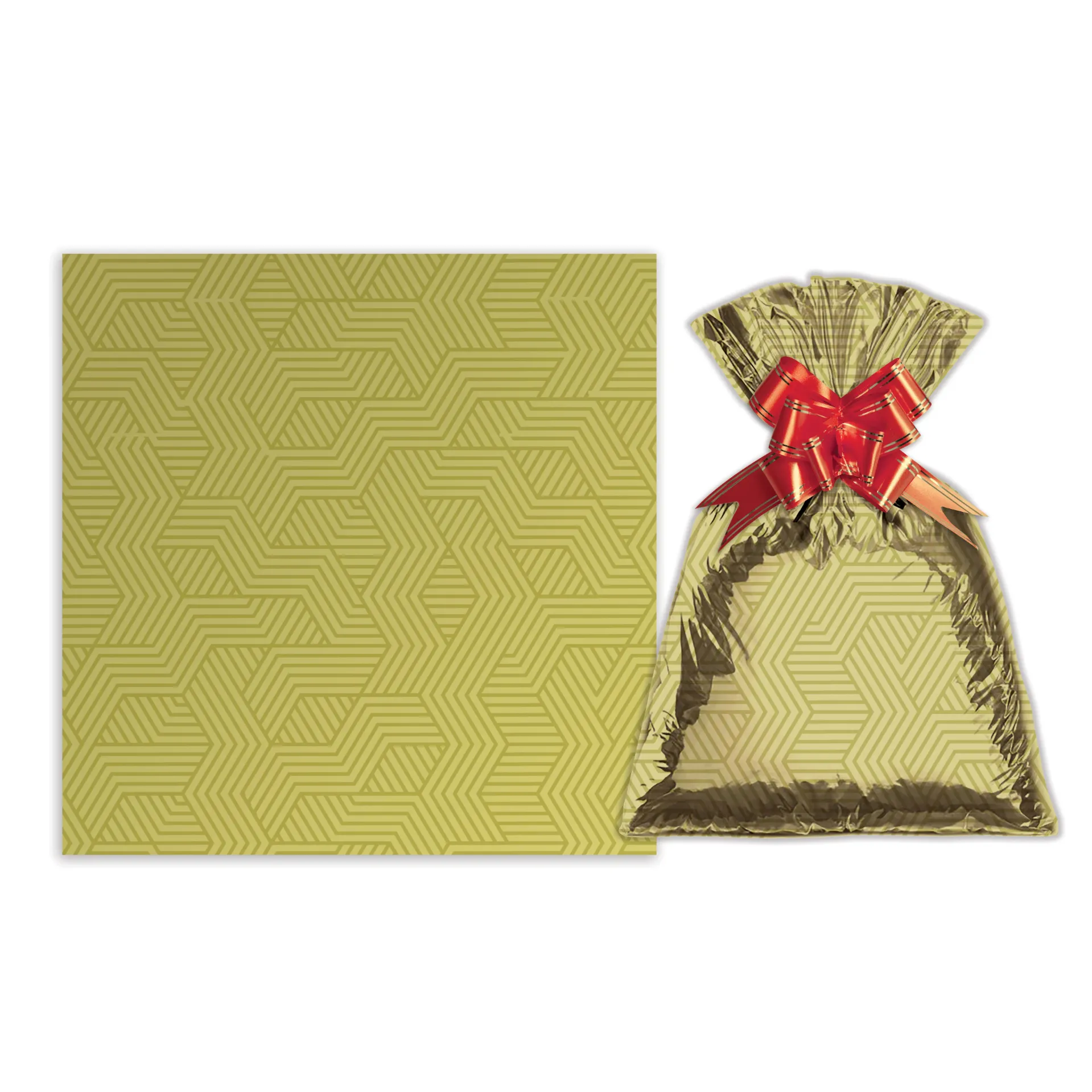 Bolsa de regalo metalizado símil velvet chica PACKx50