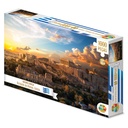 Puzzle de cartón, piezas, Atenas, en caja